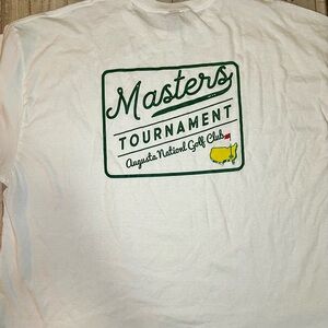 NWOT Men's White Masters Tournament Short Sleeve Tee Size 3XL